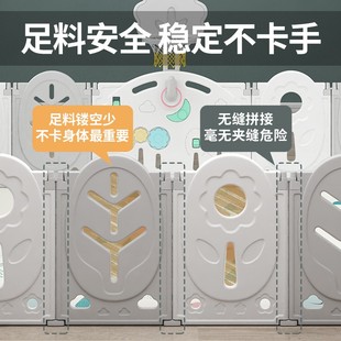 美高熊儿童游戏围栏防护栏家用室B内婴儿安全爬行垫宝宝地上游乐
