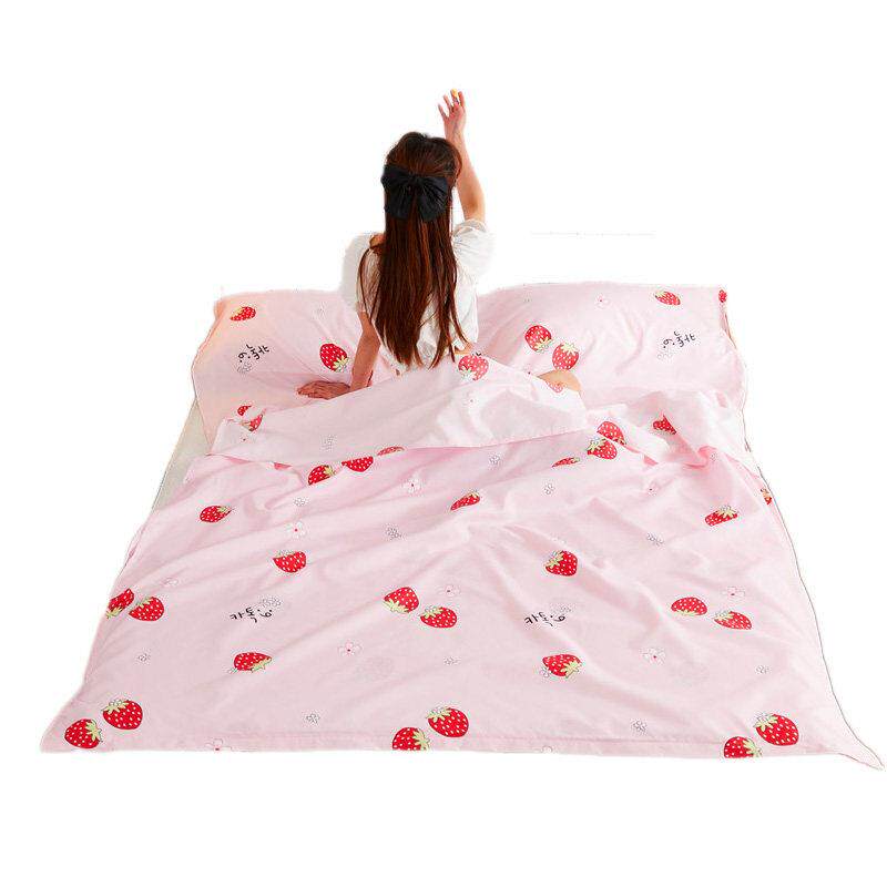 隔脏酒店睡袋便携式旅行火车卧铺神器超轻外出双人床单四季通用款