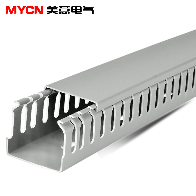 80*80银灰色绝缘配线槽 明装 pvc 塑料布线槽 明线电线Z槽36米/箱