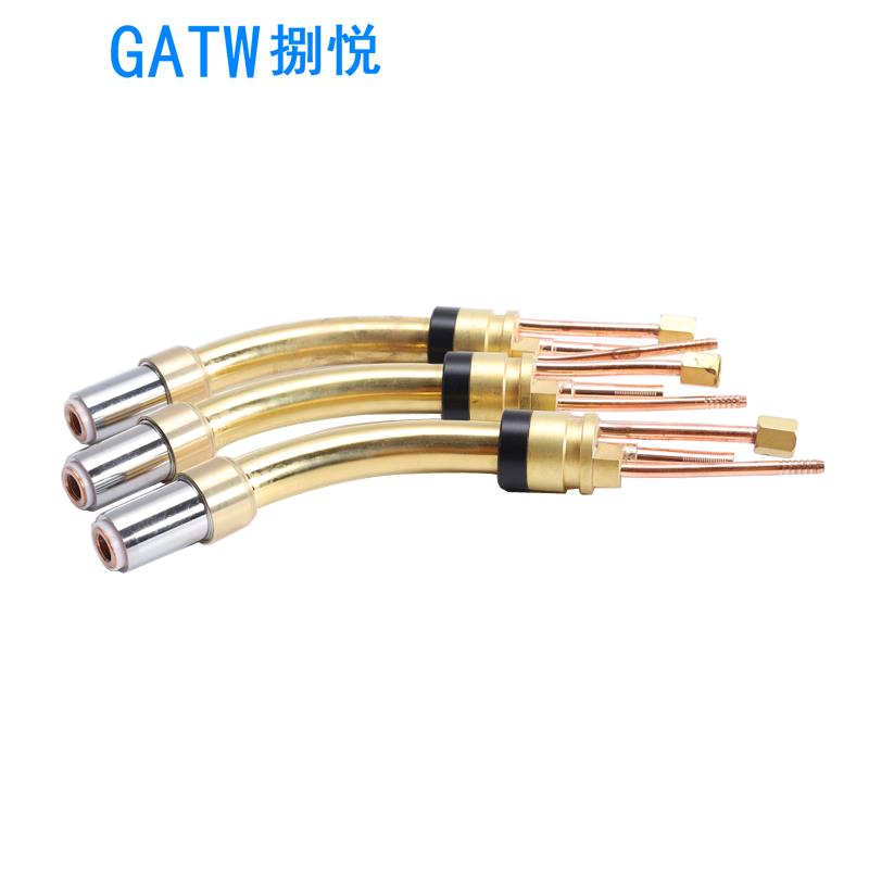 MMT52W焊枪弯管SP004563水冷枪颈气保焊PMT52W铝焊送丝管分流器