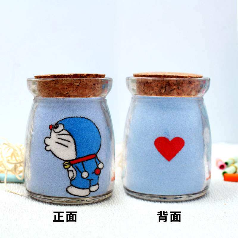 diy手工创意卡通蓝胖子哆啦a梦沙画瓶送男女生日小礼物沙瓶画在类目 节庆用品/礼品, 其它节庆用品中 - 来自Buy2taobao.com提供专业的淘宝代购服务