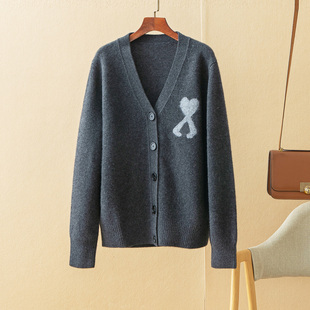 高克重廓形开衫 蛮文 100山羊绒 好东西抢疯 毛衣女59180 豪奢品质