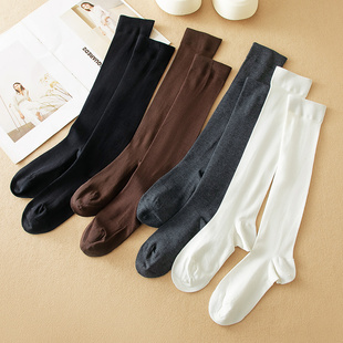 4G012 功能性美腿袜时髦压力小腿袜学院风瘦腿袜女 蛮文 出岛国单