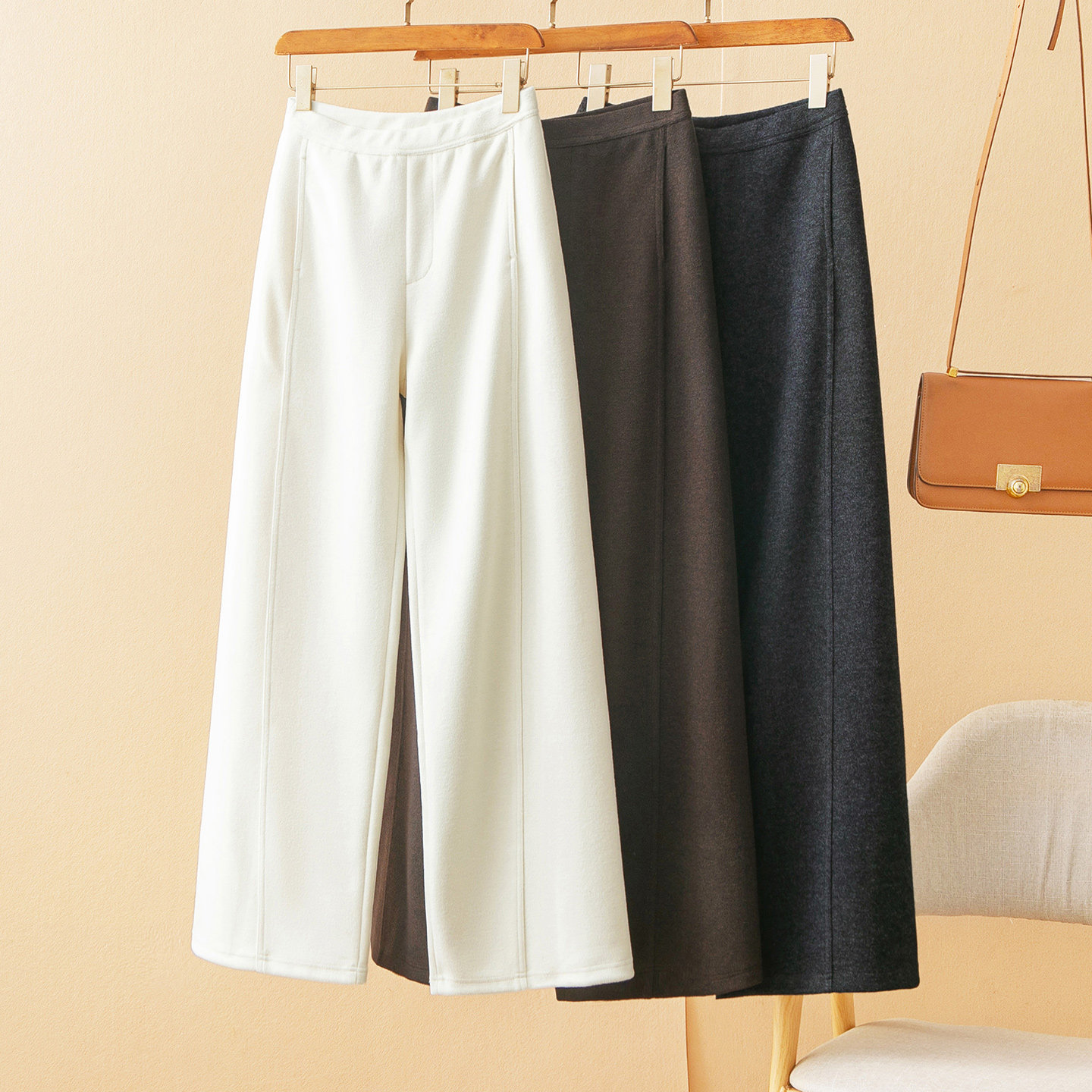 蛮文 秋冬保暖显腿长 醋酸羊毛弹垂软针织厚料 立裁显瘦女裤50307,女装/女士精品,休闲裤,淘宝优惠券,粉丝福利购,淘宝优惠卷