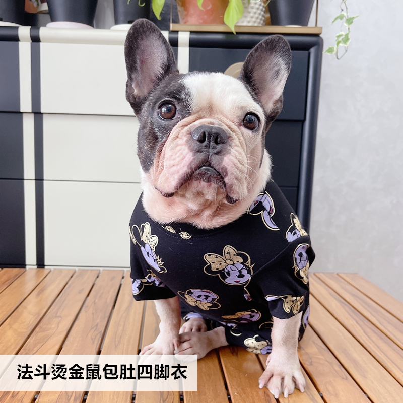 安班法斗八哥春秋包肚薄款衣服