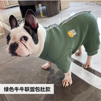 安班法斗巴哥加绒包肚衣服