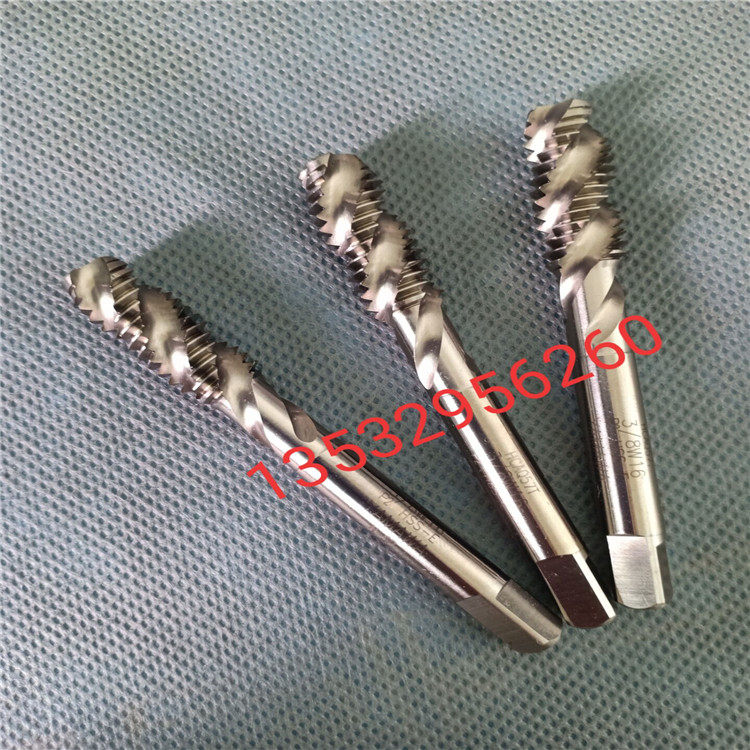 日本YAMAWA6G加大英制含钴螺旋丝攻3/8-16 7/32-24 1/2-12