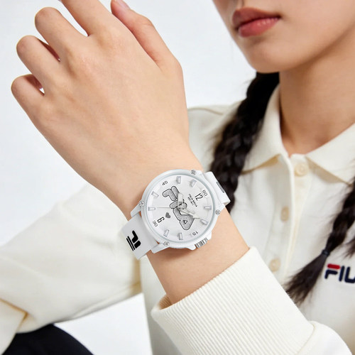 FILA斐乐学生运动手表潮流时尚初高中女生只看时间石英表男生6801