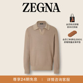 Polo 衫 春季 山羊绒及桑蚕丝材质 麦叔同款 ZEGNA杰尼亚男装