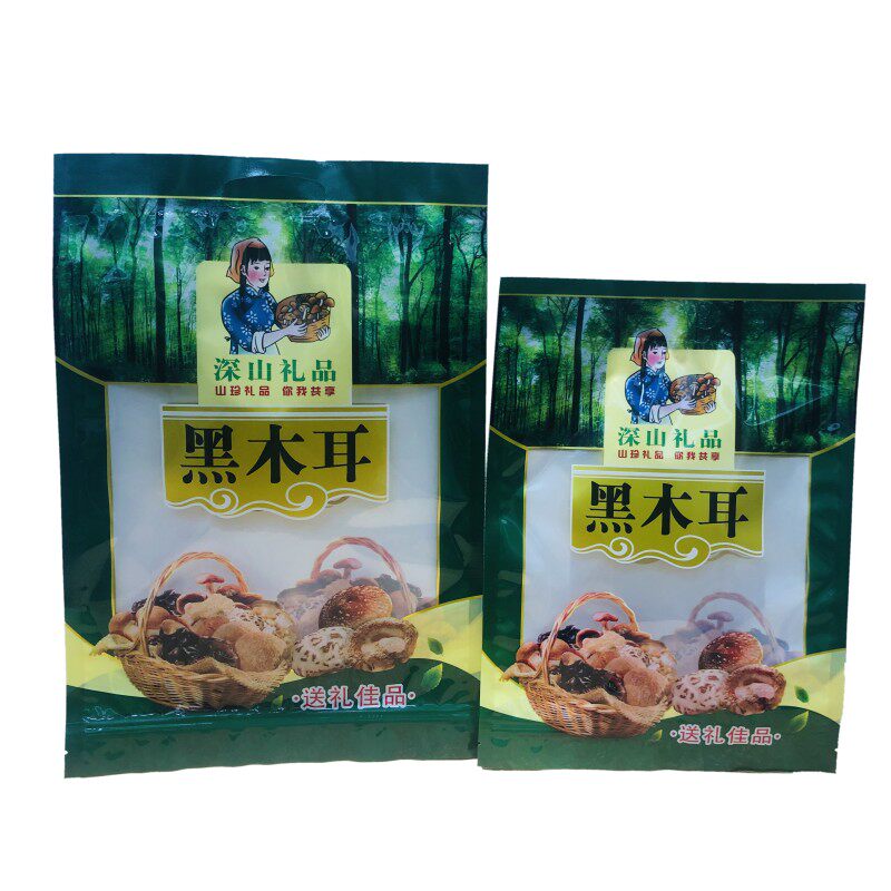 东北黑木耳特级包装袋子500克深山土特产山珍干货拉链自封袋250克
