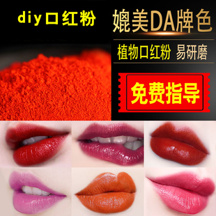 20201新款进口1克装diy口红粉植物色粉调着色粉手工唇膏变色粉