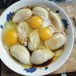 无盐宁波墨鱼蛋500g新鲜大白蛋东海乌贼蛋无膏淡味目鱼蛋乌鱼蛋汤