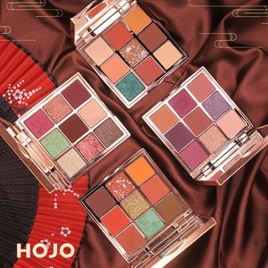 HOJO眼影盘闪粉珠光防水大地色国货ins超火故宫眼影平价网红眼影