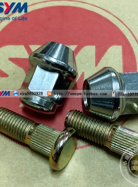 SYM XS125T-16A/B/21A飞度3XS150T-8小钢侠悍将SR后轮螺母螺丝