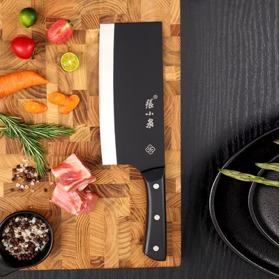 张小泉菜刀黑武士斩切两用刀锋利