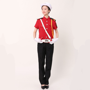 售楼部物业形象岗女短袖套装案场礼宾酒店女安保服装保安工作制服
