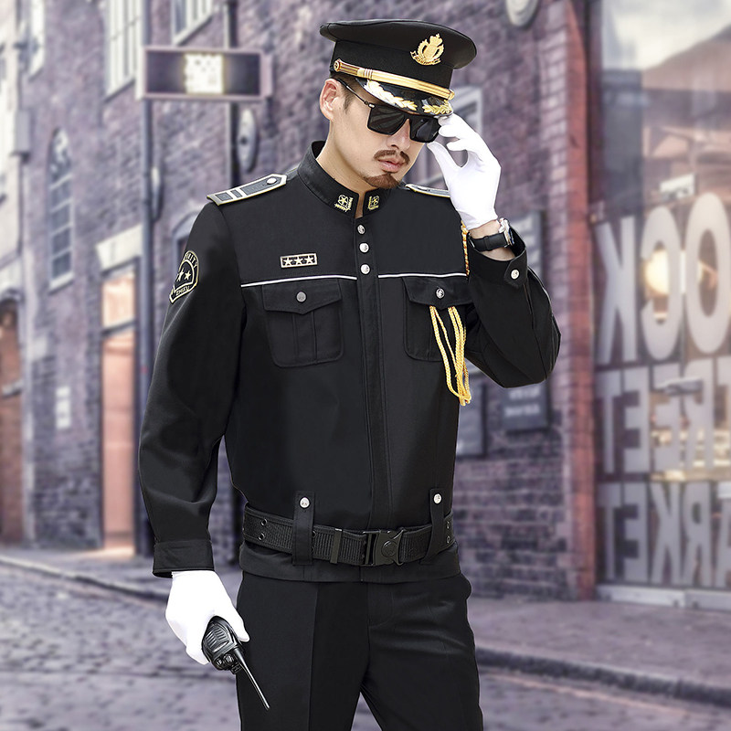 售楼部高档物业案场礼宾保安服套装新式长袖夹克春秋装工作服制服