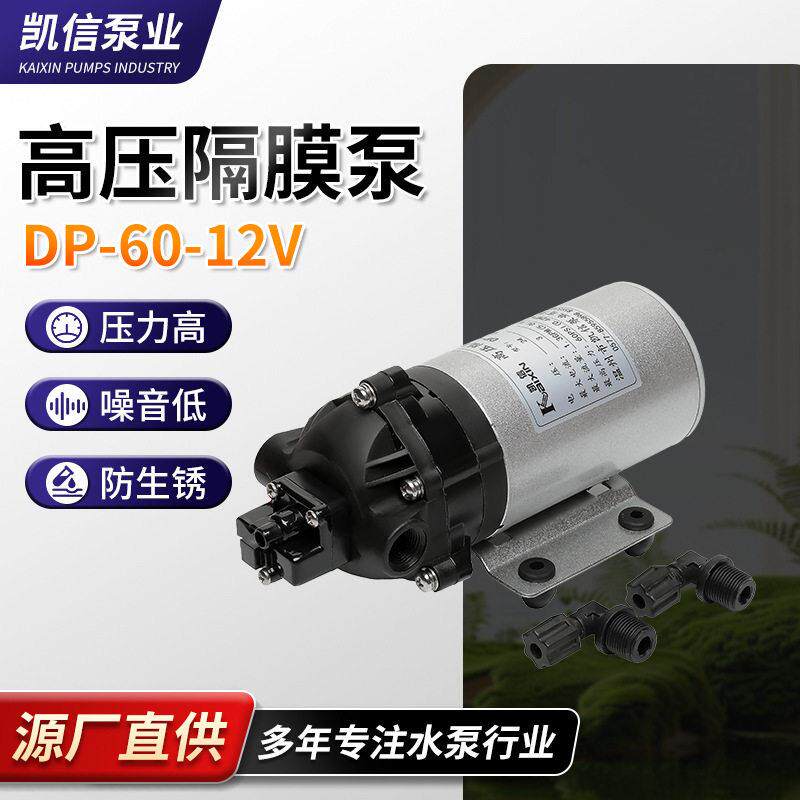 厂家现货供应水泵微型隔膜泵DP-60微型隔膜泵压自吸