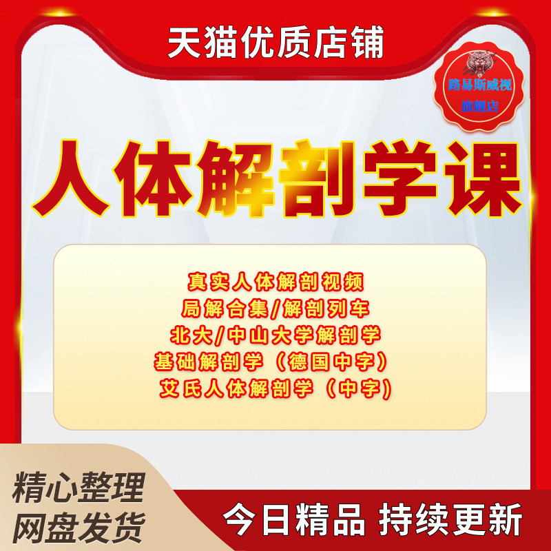 视频教学局部系统解剖德国基础艾氏3d人体医学解剖视频全套教学课程