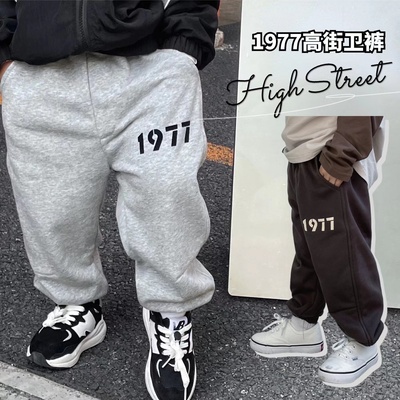 男童高街卫裤儿童长裤运动裤