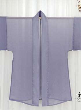 长干寺长衫/褙子/暮如归/吊带/6米摆/夕曛紫色/祁衽居汉服/女装裙