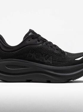 代购Hoka OneOne男士跑步鞋高缓震柔软回弹透气舒适缓震跑鞋黑色