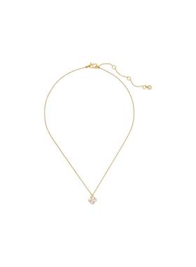 代购kate spade NEW YORK女士项链优雅简约精致百搭金色花朵吊坠