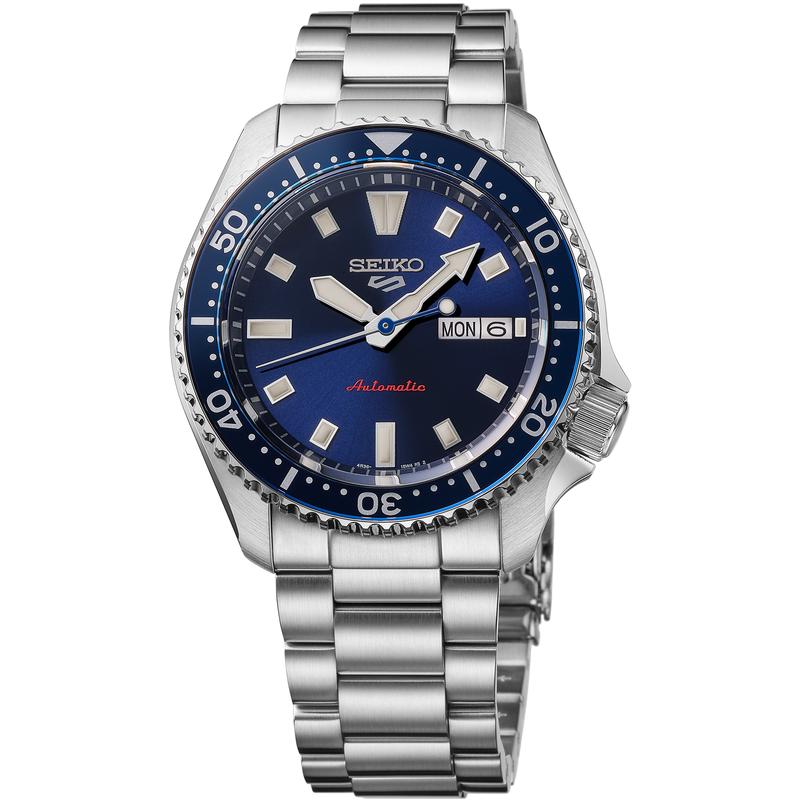 Seiko/精工日韩腕表自动机械深蓝旋转表圈耐水男表女表