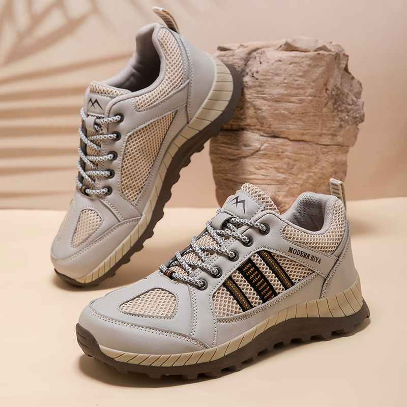 张凯丽老人鞋女运动鞋春夏季舒适透气户外登山鞋中老年防滑健步鞋