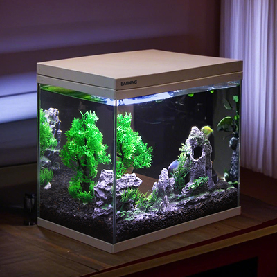 宝宁超白玻璃缸家用客厅小型鱼缸