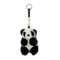 CUTE MINK HAIRY RED PANDA CAR KEY CHAIN PENDANT PLUSH DOLL DOLL SCHOOL BAG BAG PENDANT GIFT GIRL