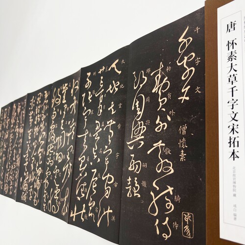 怀素大草千字文 高清带释文 高清复刻1:1毛笔字帖便于临摹
