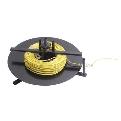 轮盘加重配线电线支架固定卷轴工地转轴光缆光纤放线器放线盘小型