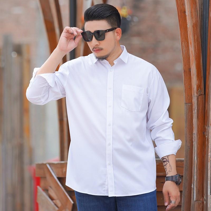 plus size 60-190kg Shirt Clothes For Men formal Shirts Tops