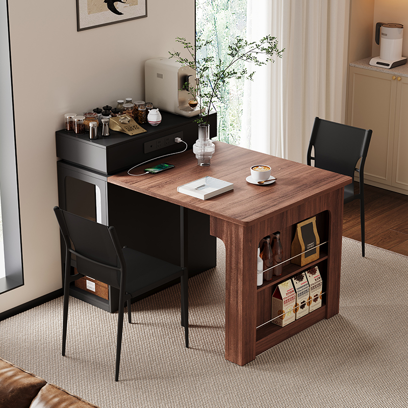 中古岛台餐桌一体家用可伸缩吧台