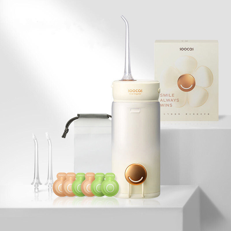 素士w2笑脸冲牙器水牙线洗牙神器便捷家用口腔正畸牙齿清洁 smile