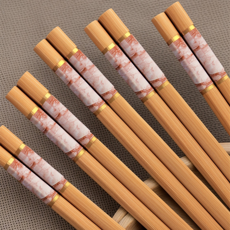 楠竹筷子健康家用新款成人防霉一人一筷高档耐高温好夹防滑设计