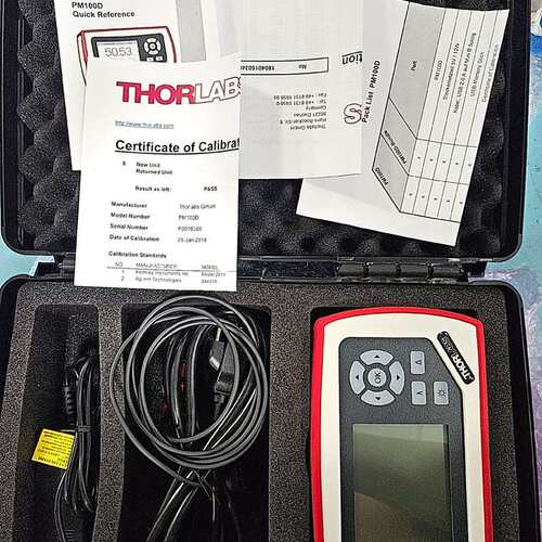 [议价可修]索雷博THORLABS PM100D数字光功率计，带s122