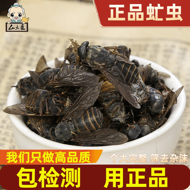仙太医野生虻虫中药材100g克手选大个牛苍蝇牛氓虫牛蚊子牤虫忙虫