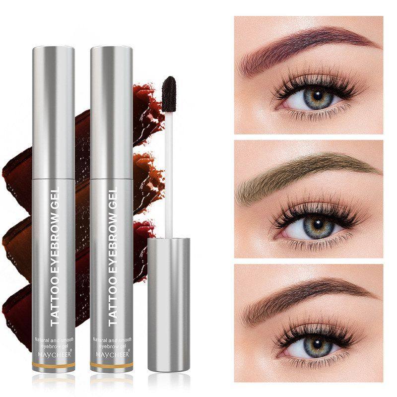 跨境专供爆款MAYCHEER撕拉染眉膏 防水自然浓密立体Eyebrow Tint