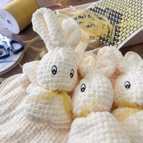 创意新款兔子毛巾伴手礼婚庆礼物可爱生日擦手巾