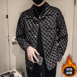 冬季新款印花牛仔夹克外套男加绒加厚潮流牛仔衣JK951-P95绒115，男装夹克，电商A368