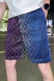 抖音高级感短裤男潮流网纱直筒五分裤沙滩裤A368-D36-P45，男装牛仔裤，电商A368