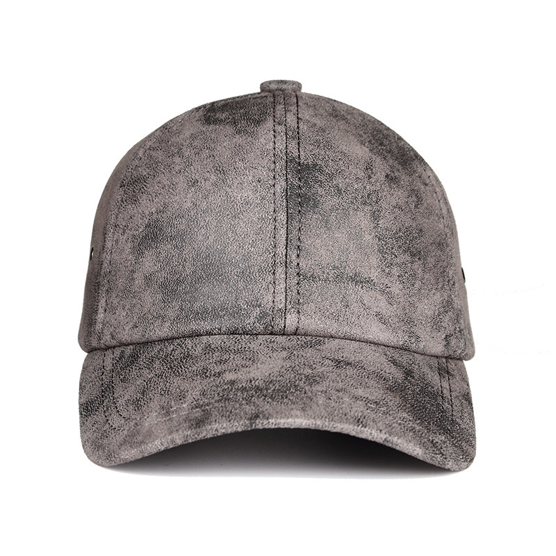 2025新款真皮帽子男士中老年人休闲棒球鸭舌帽花皮爸爸帽子秋冬季