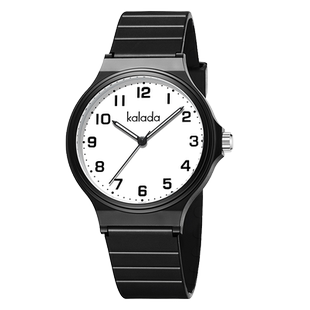 公务员考试专用手表男孩初高中学生静音儿童女孩学霸考研用石英表