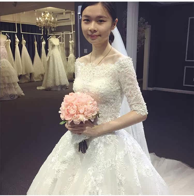 Wedding dress 2018 new pattern bride marry Autumn and winter Long sleeve keep warm thickening winter White Princess Winter Dressin the Women's clothing/Boutique , Wedding/Cheongsam/Formal dress , Wedding  category - from Buy2taobao.com to provide professional Taobao agent buy service