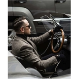 Ретро шерстяной осенний костюм для отдыха, мужская куртка, облегающий крой