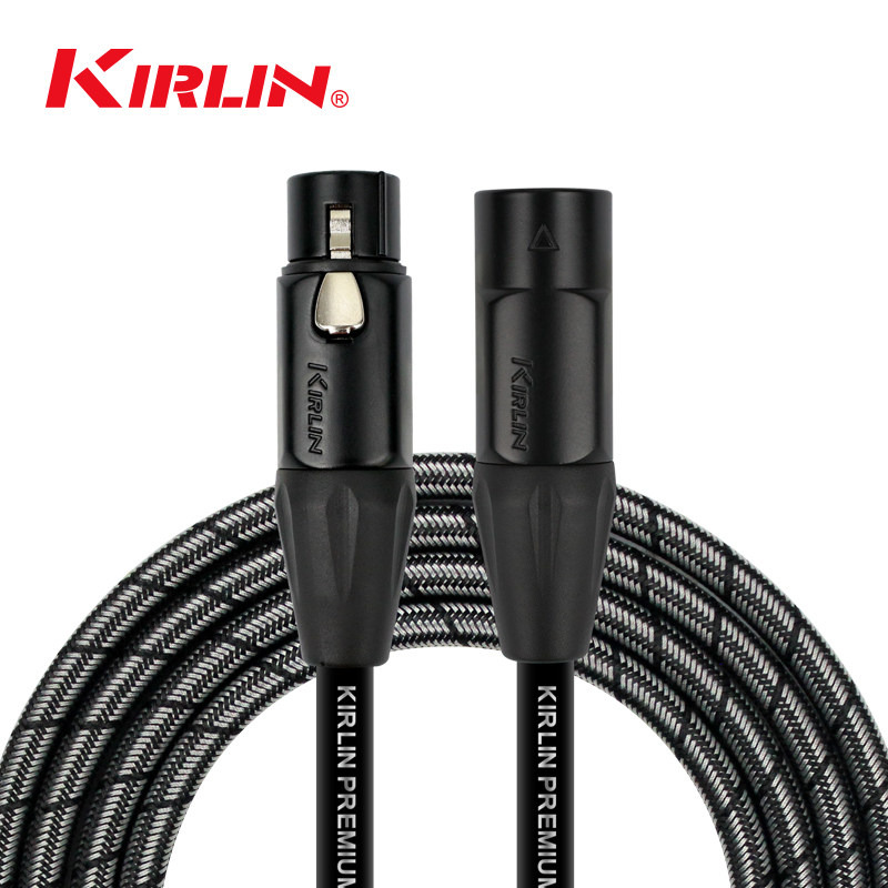 KIRLIN科林卡侬专业降噪音频麦克风线编织麦克风线舞台话筒延长线