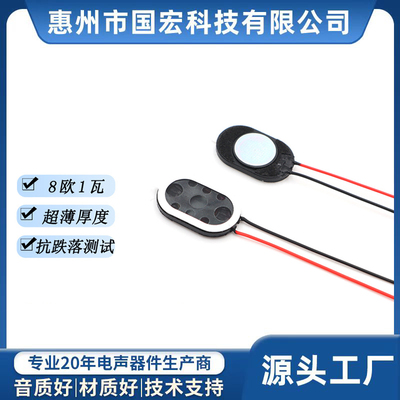 大磁2415喇叭塑胶内磁带线24*15MM小喇叭8欧0.5瓦/8R1W笔电喇叭