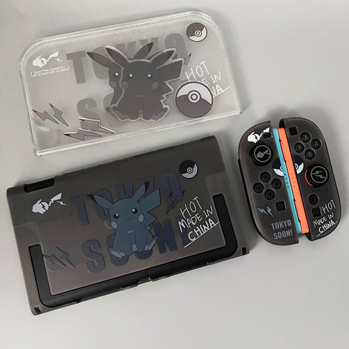 悠阔任天堂switch保护套switch2代壳oled保护壳NS2硬壳手柄皮卡丘